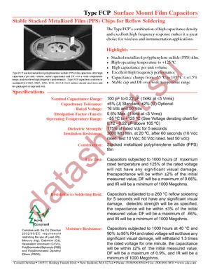 FCP1210C683G-G2 datasheet  